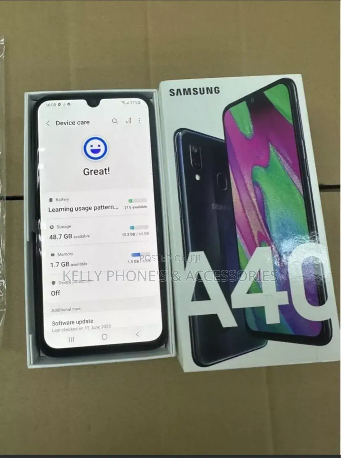 New Samsung Galaxy A40 64 GB Black