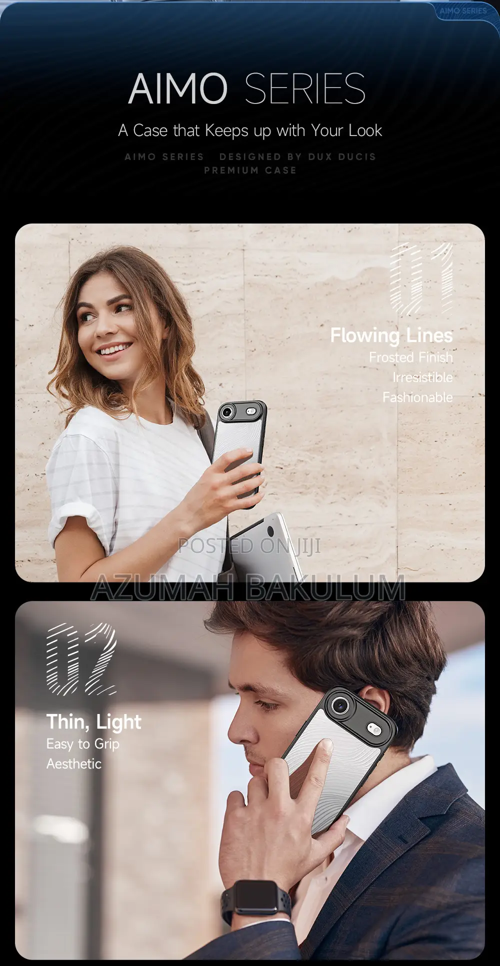 iPhone 17 Air |17 Aimo Series Back Cover