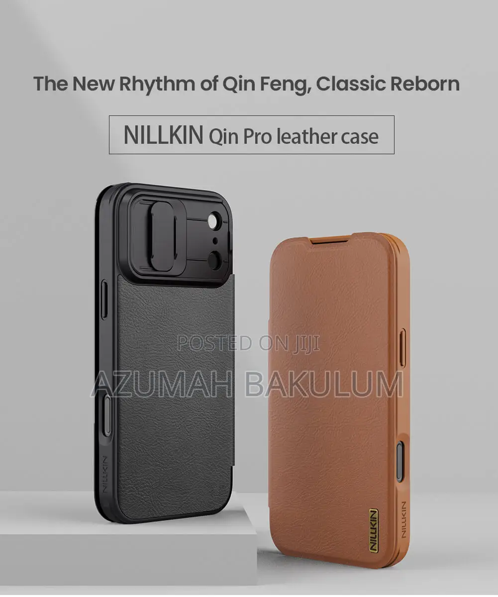 17 Pro Max | 17 Pro Leather Flip Cover