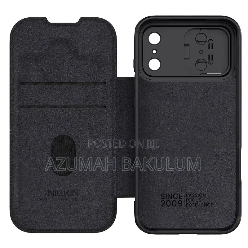 17 Pro Max | 17 Pro Leather Flip Cover