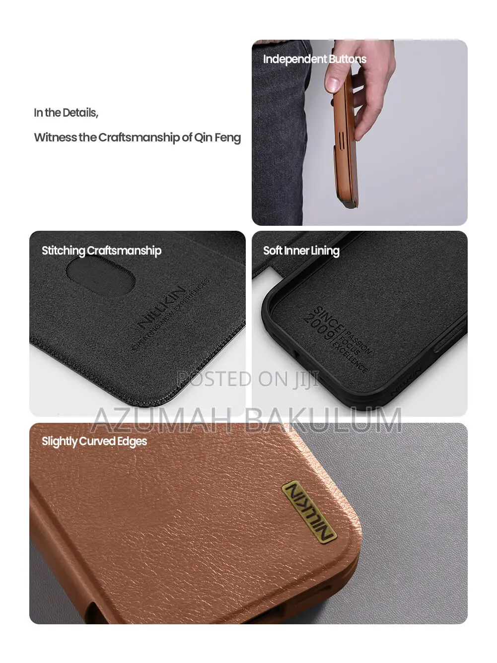 17 Pro Max | 17 Pro Leather Flip Cover