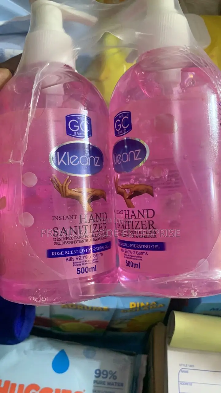 Hand Sanitizer Rose Scent 500ml – Antibacterial Fast-dry Hand Gel