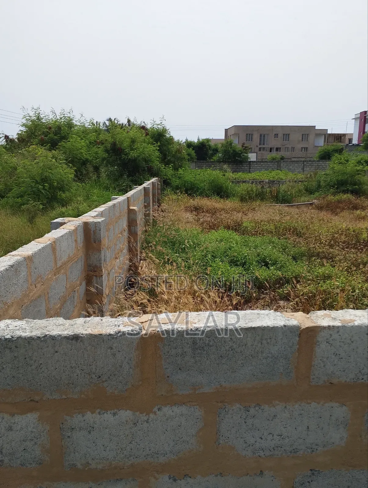 A Half Plot Fully Fenced at Celebrity Golf Course Area Sakomono