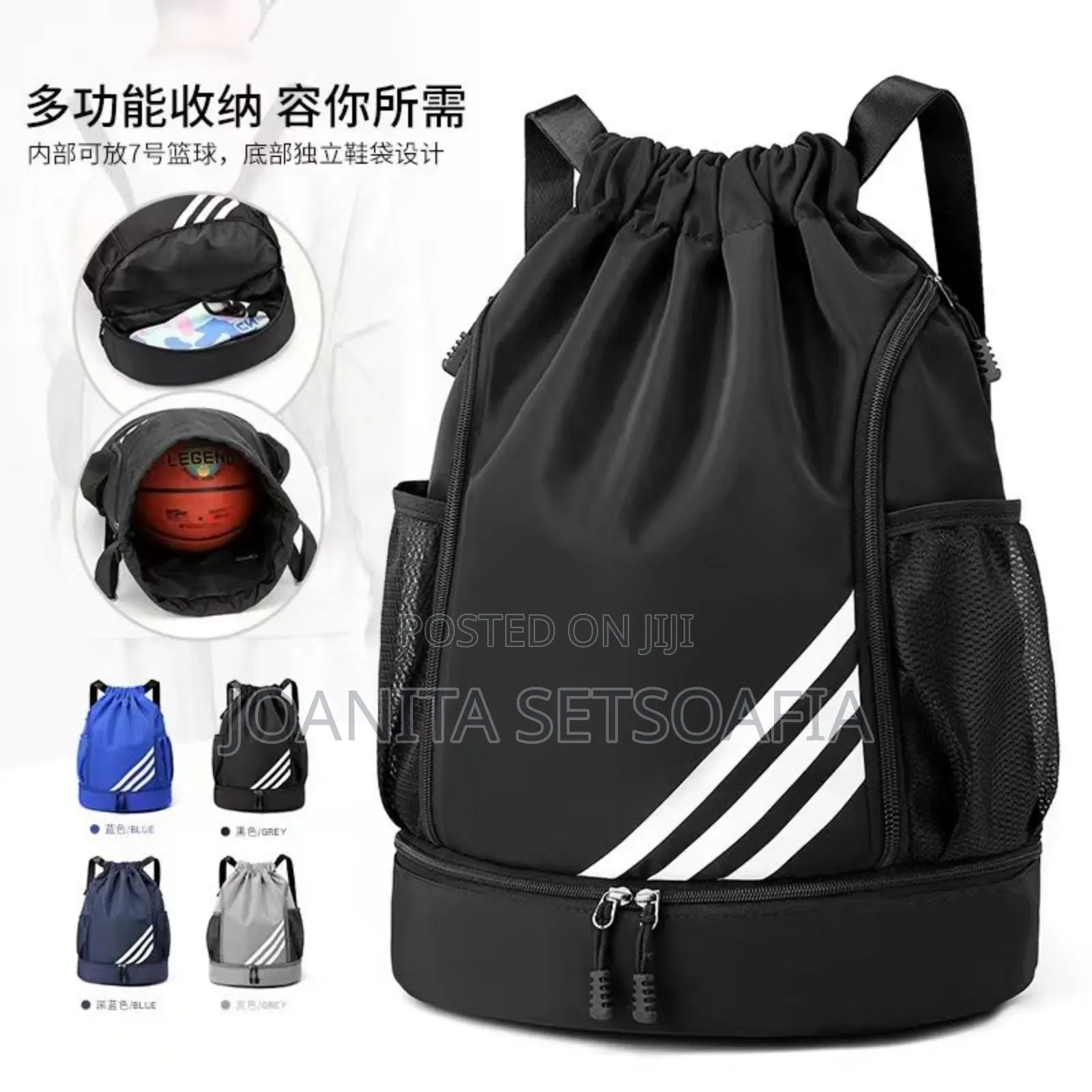 Gym Back Pack With Shoe Slot