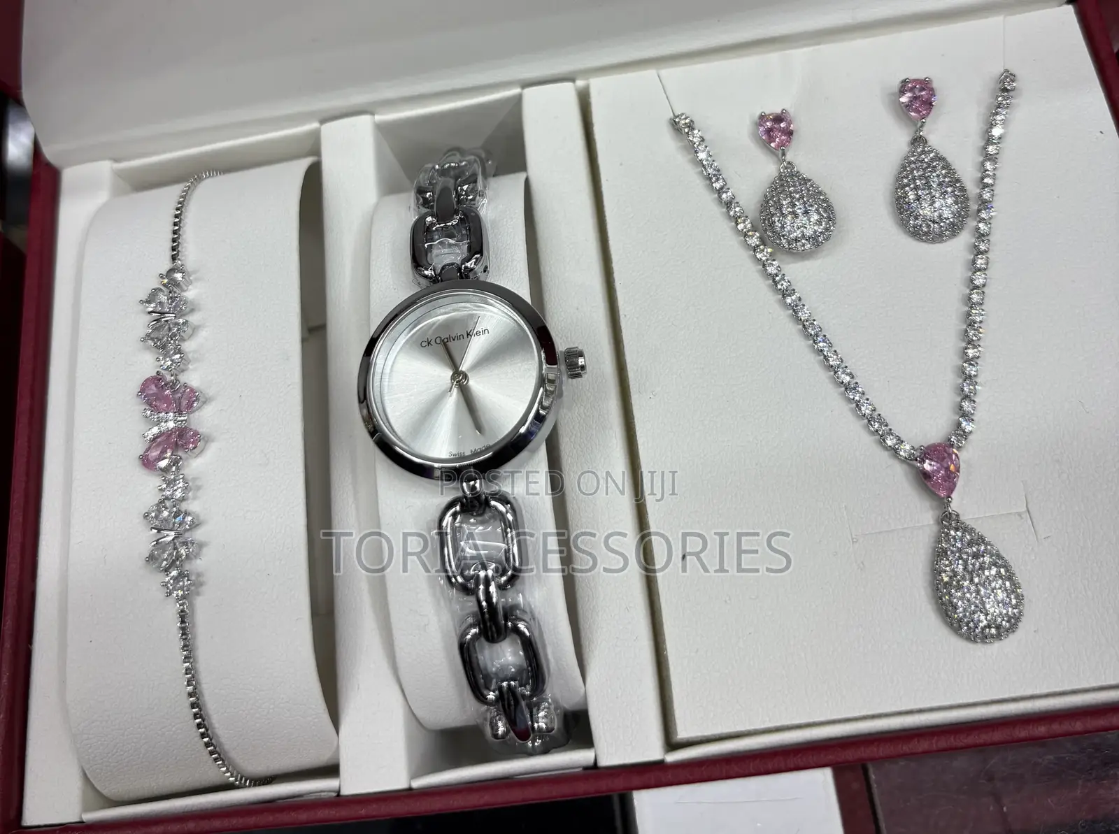 Watch, Necklace and Bracelet Set
