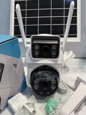 Solar Camera PTZ 4g Universal Sim Dual Lens Full Color 2way Talk