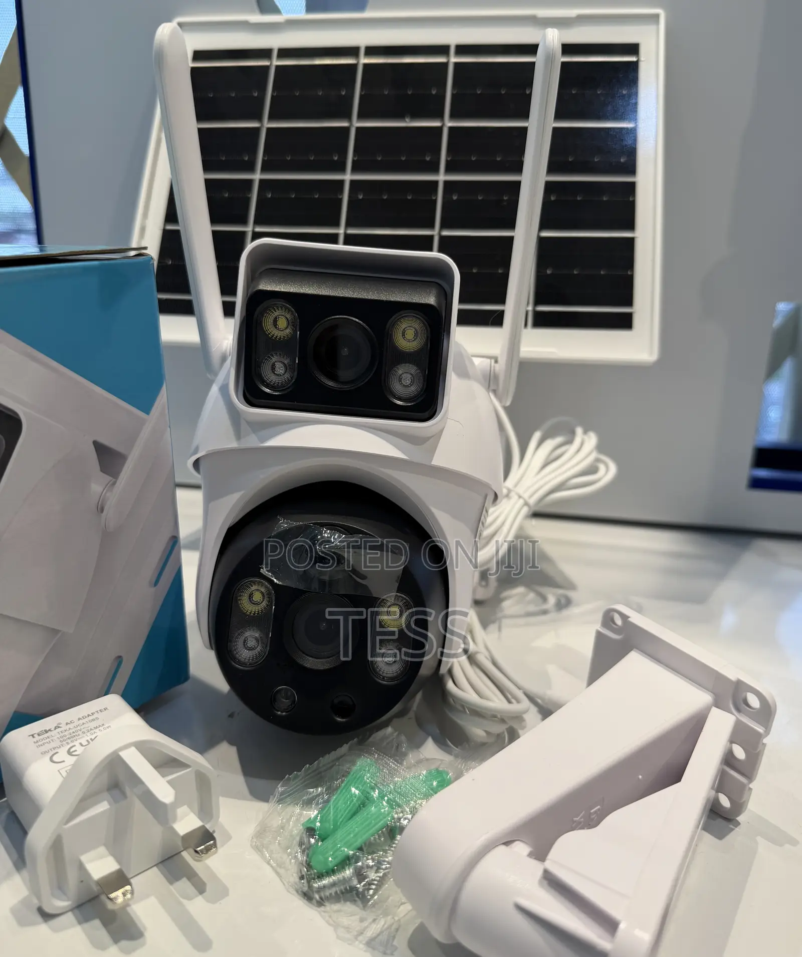 Solar Camera PTZ 4g Universal Sim Dual Lens Full Color 2way Talk