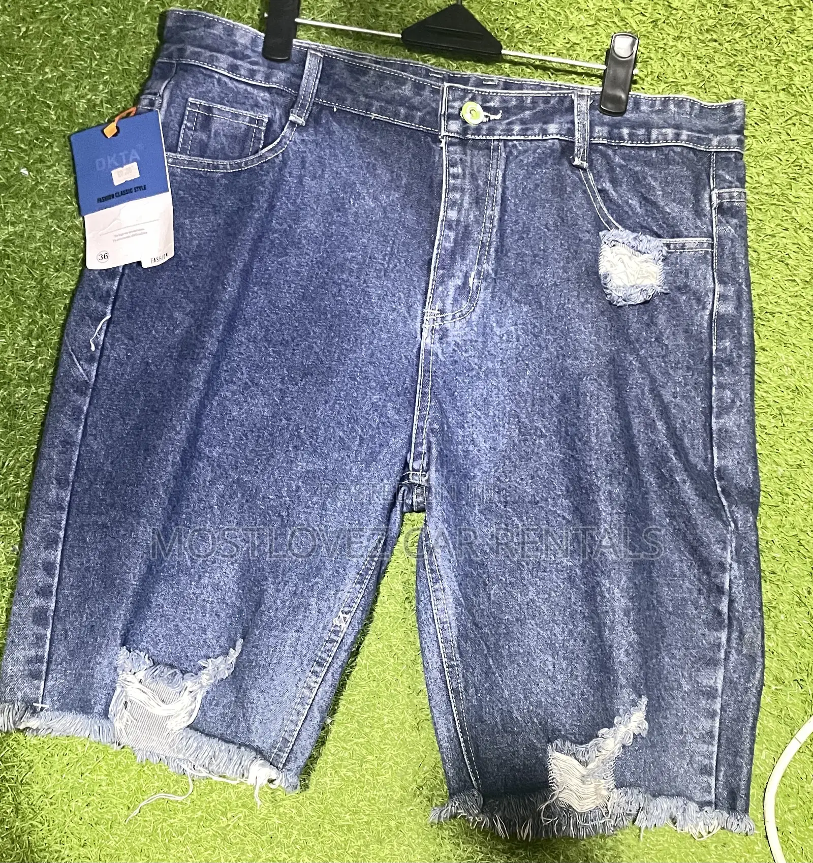 Original Blue Jeans Short For Sale- Size 36 In Store Now