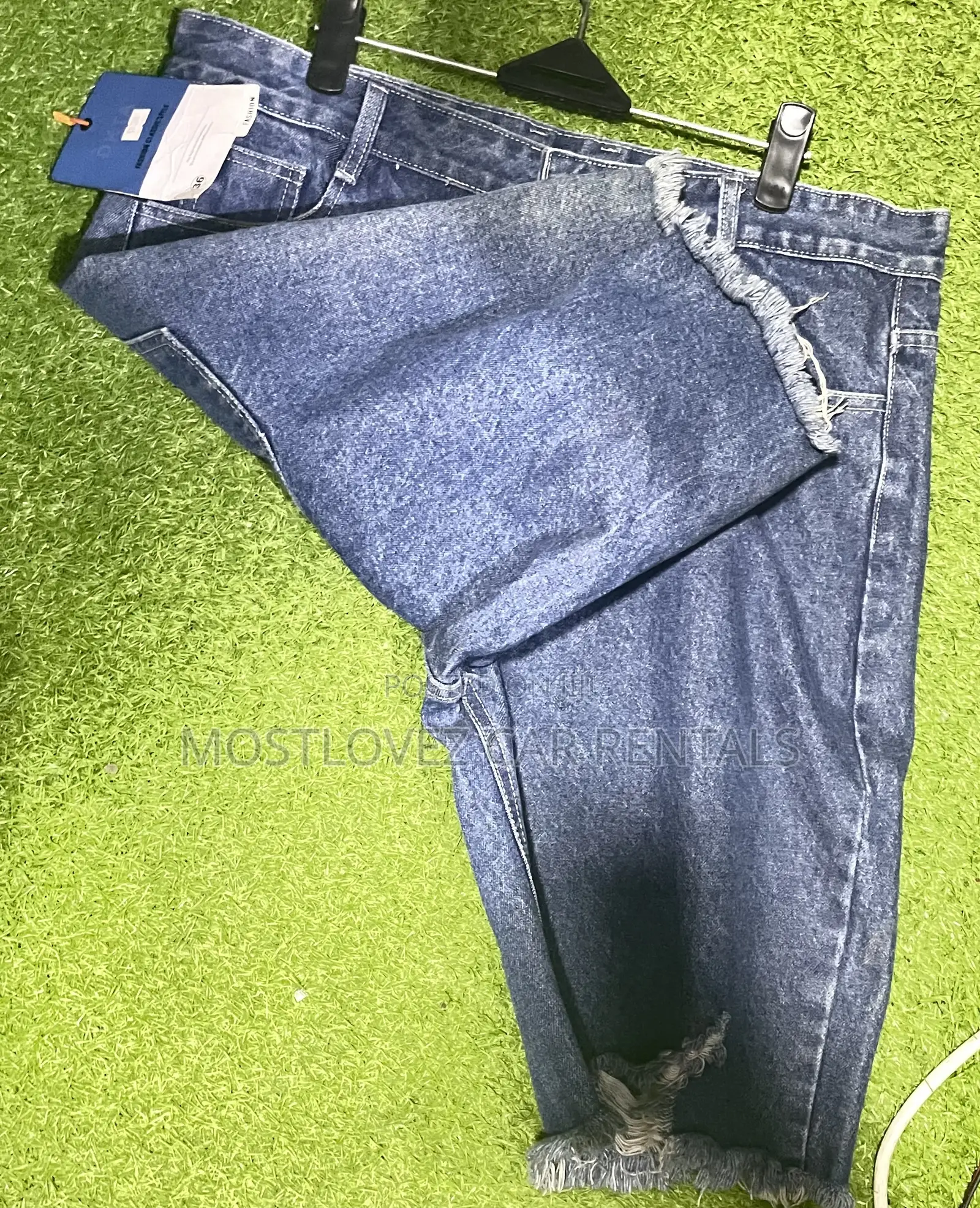 Original Blue Jeans Short For Sale- Size 36 In Store Now