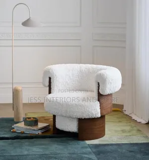 Accent Chair (Snow-White) Swivel