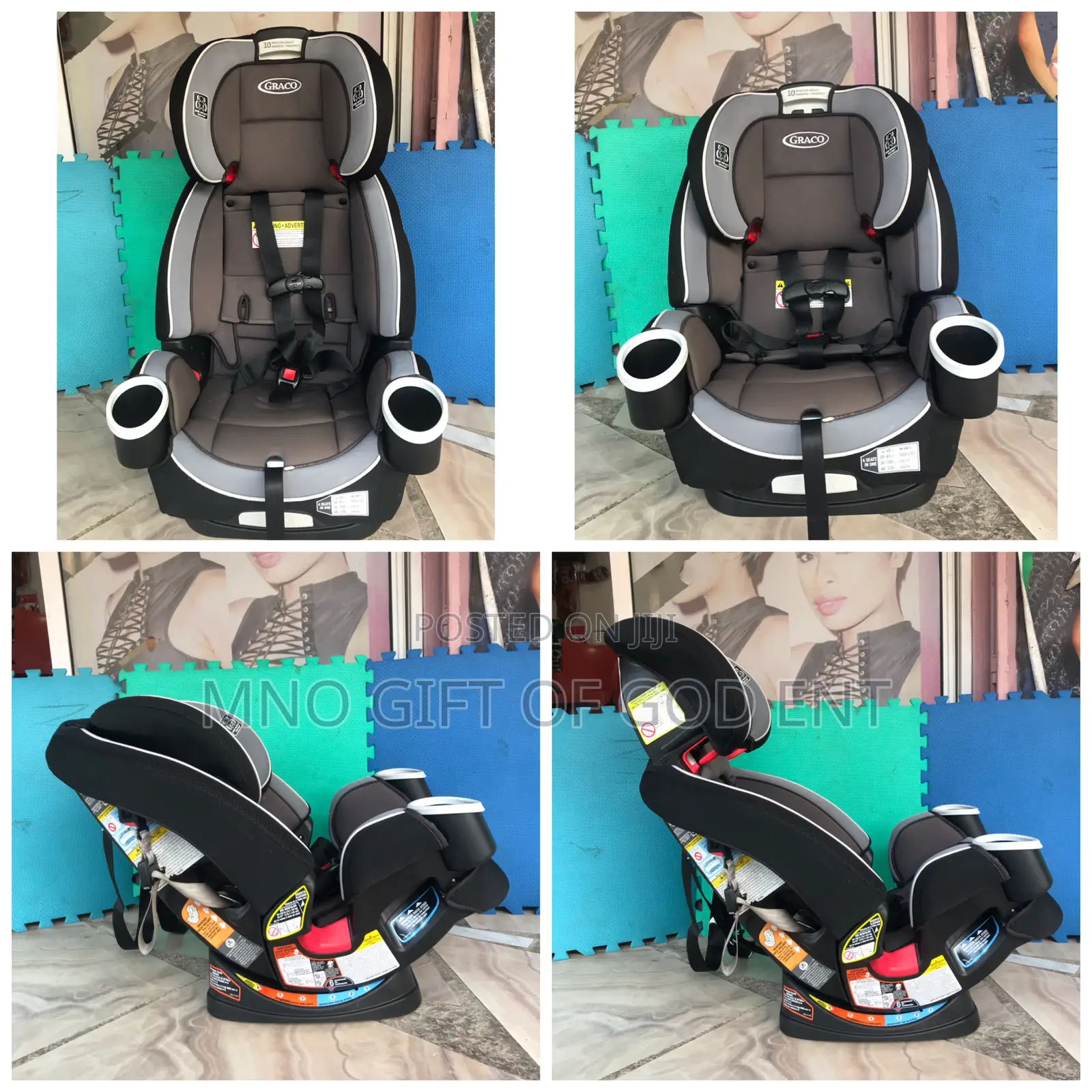 Graco 4ever DLX 4-in-1 Car Seat, Infant to Toddler, 10 Years of Use,