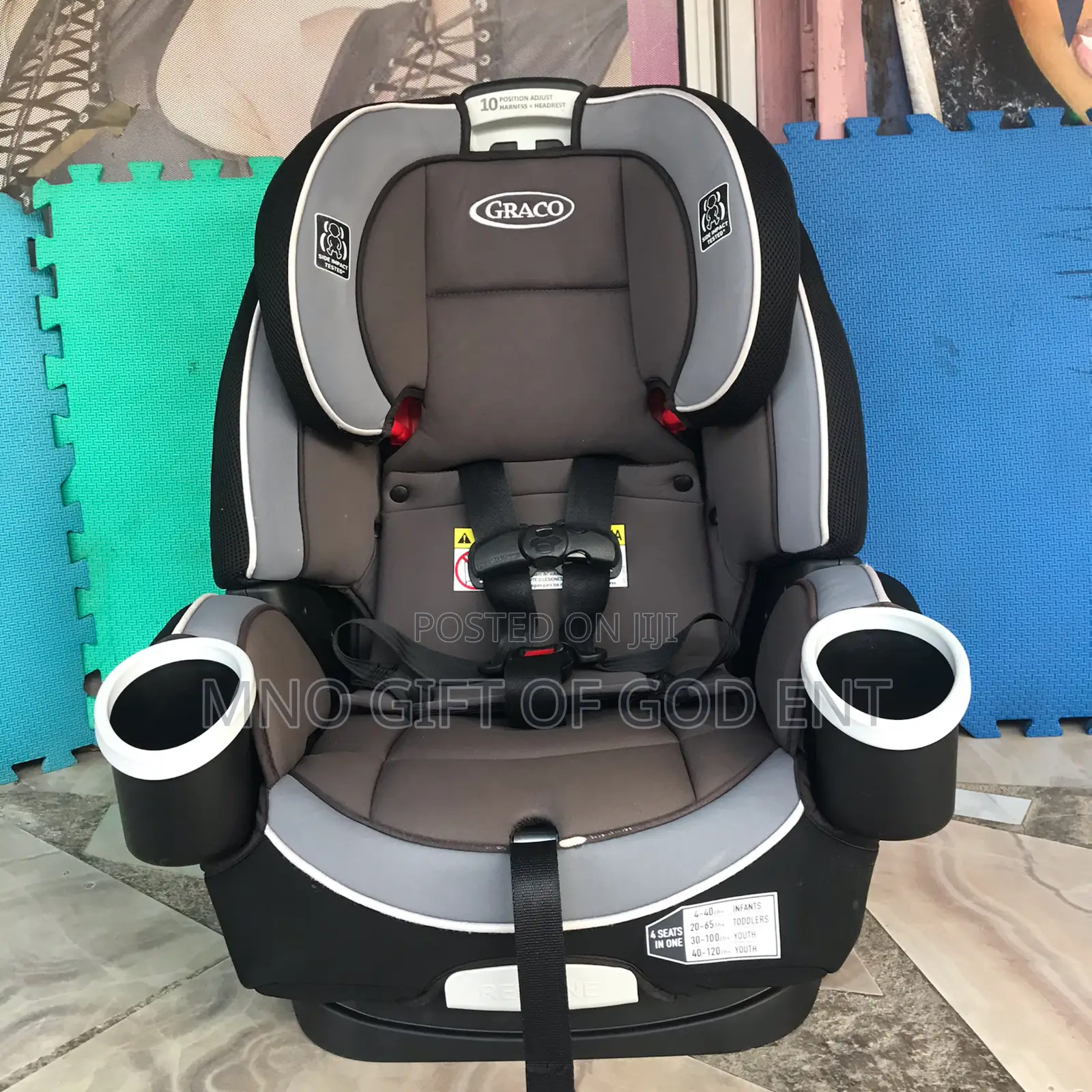 Graco 4ever DLX 4-in-1 Car Seat, Infant to Toddler, 10 Years of Use,