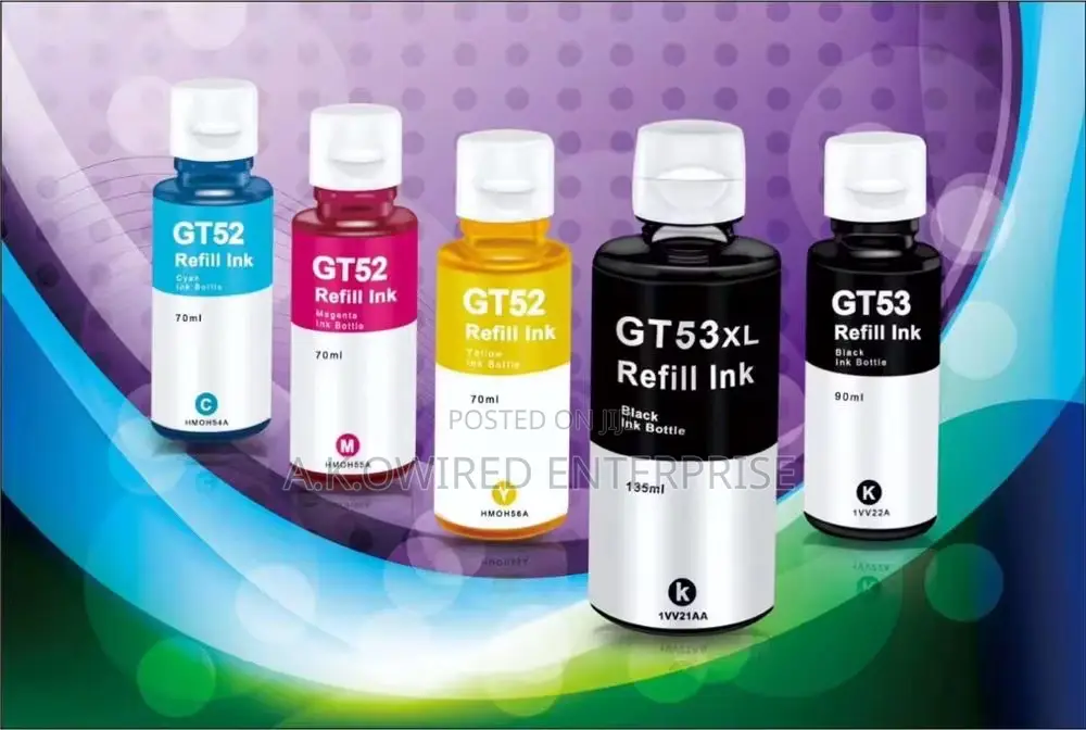 Hp Gt52 Gt53 Ink Bottles Gt 5810, Gt 5820 115, 315, 415, 419 500, 51