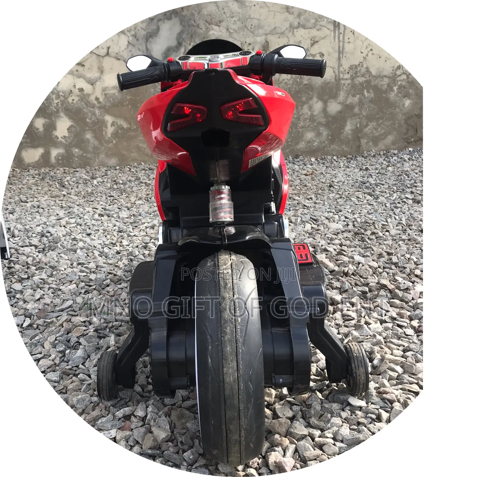 Electric Motorcycle 12 Volts Red for Children