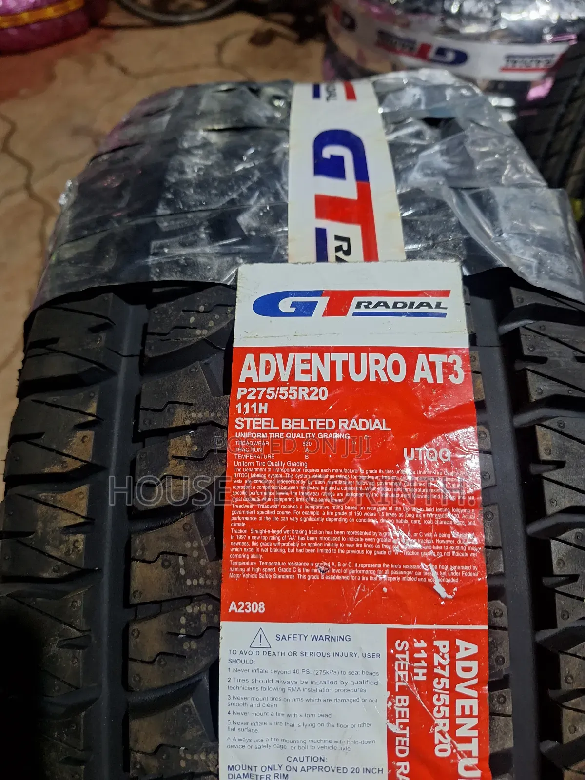 275/55r20 Gt Radial All-terrain