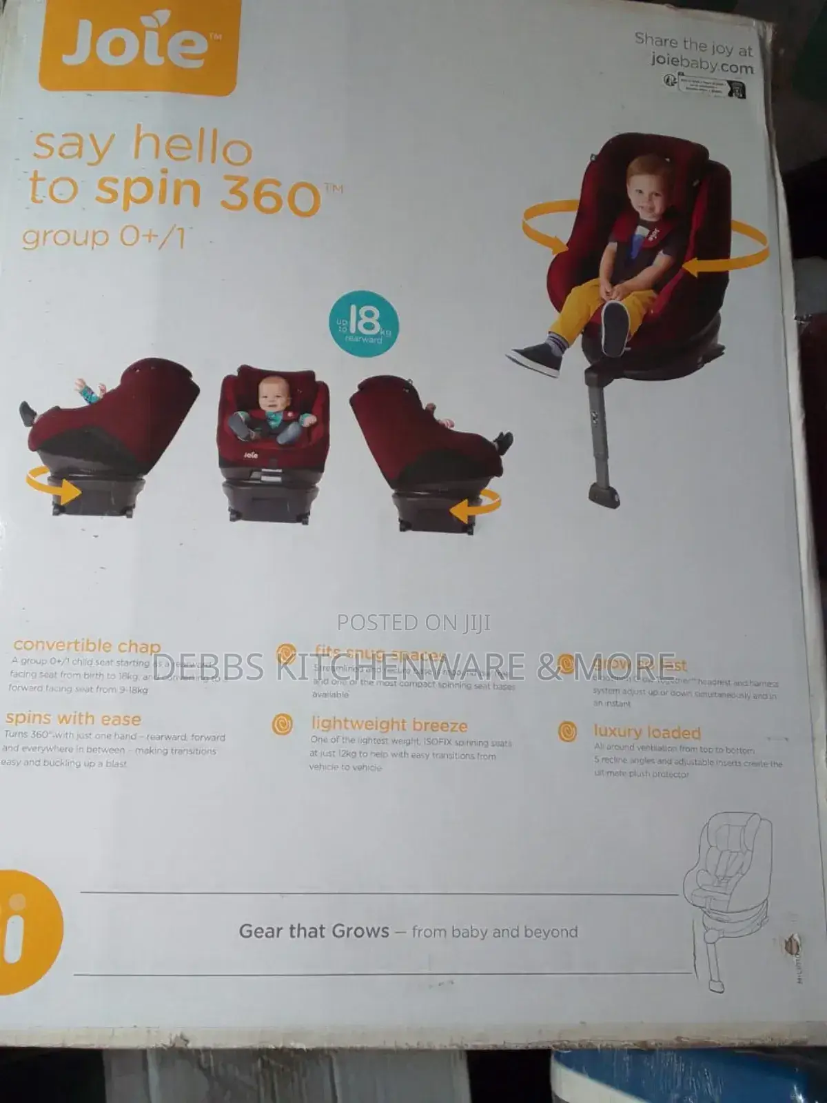 Joie Meet Spin 360 Baby Car Seat Uk