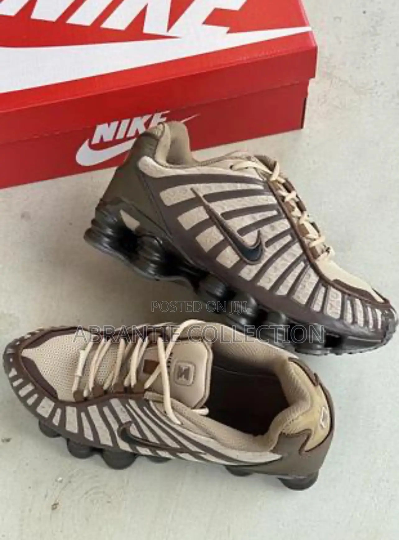 Authentic Nike Shox Brown Available