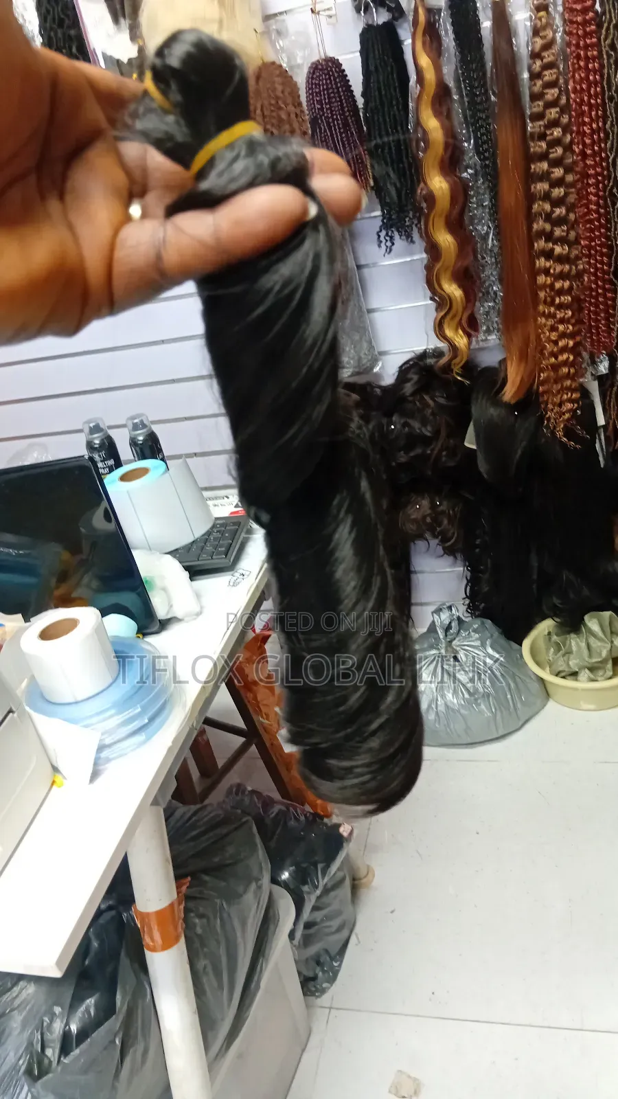 22"French Curly Braid Hair