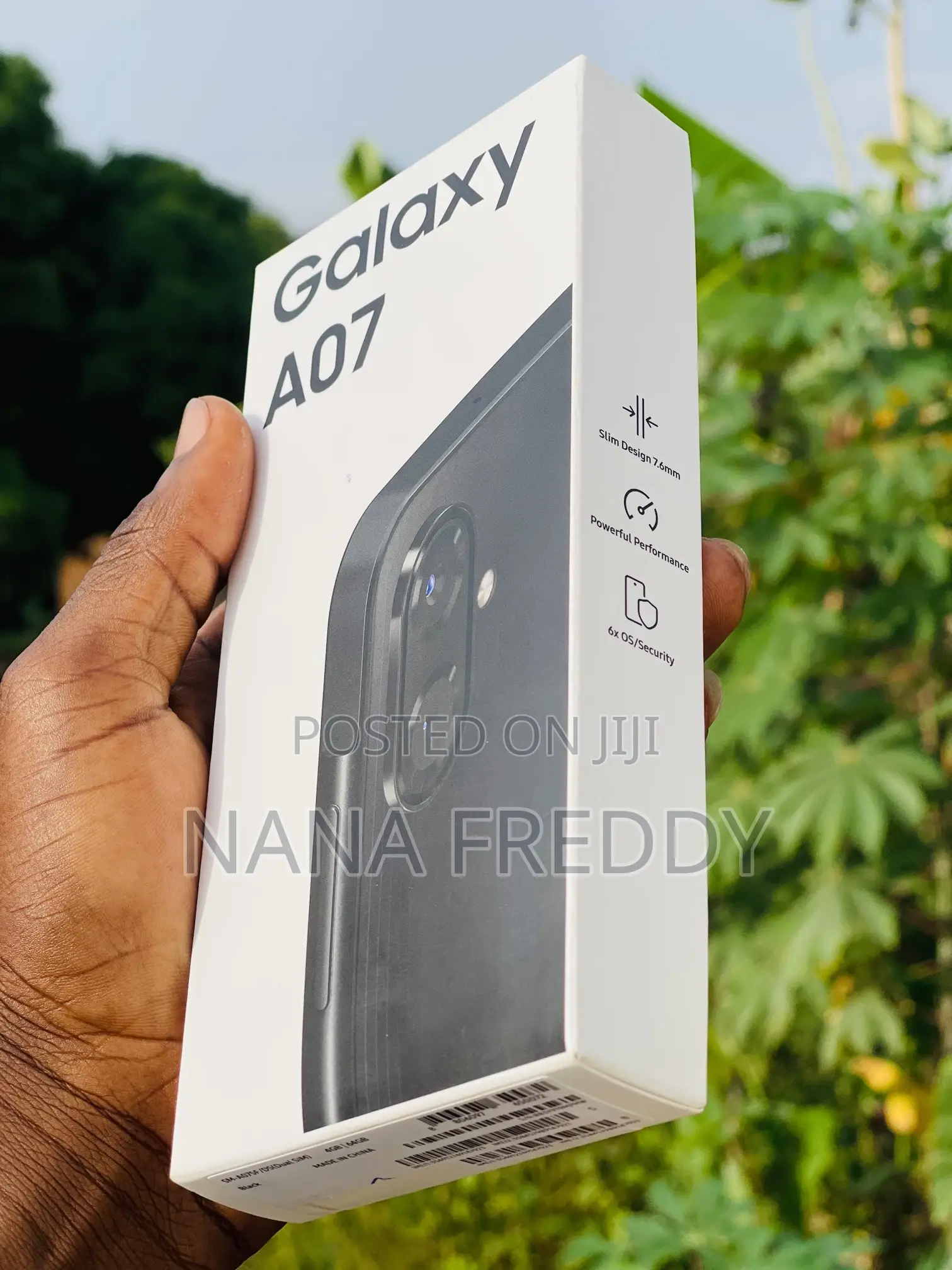 New Samsung Galaxy A07 4G 64 GB Black