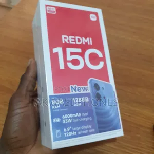 New Xiaomi Redmi 15C 4G 128 GB Black