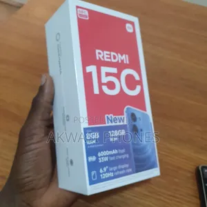 New Xiaomi Redmi 15C 4G 128 GB Black