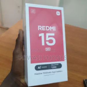 New Xiaomi Redmi 15 5G 256 GB Black