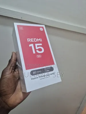 New Xiaomi Redmi 15 5G 256 GB Black