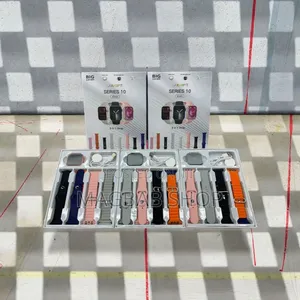 Laxasfit Series 10 Smart Watch With 8 Straps.(436477)