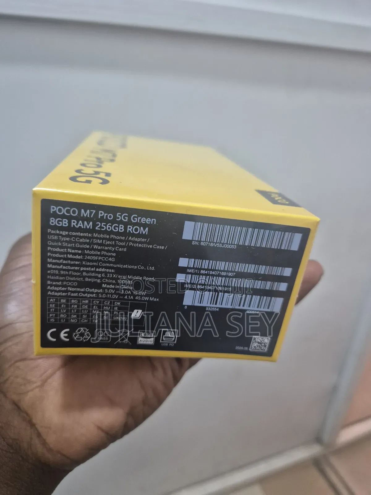 New Xiaomi Poco M7 Pro 5G 256 GB Green