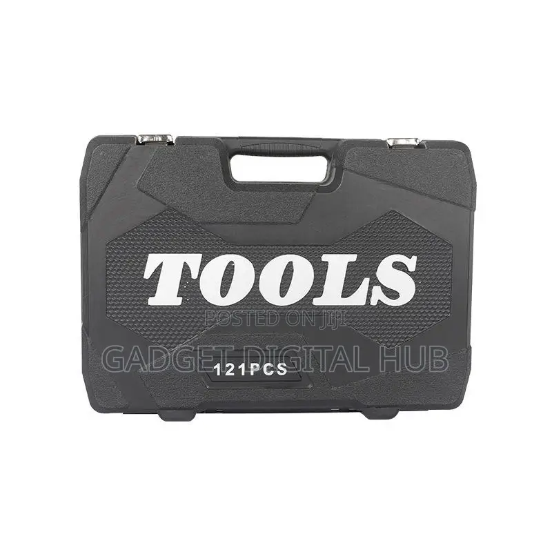 121pcs Ratchet and Socket Combination Tool Set (Black Box)