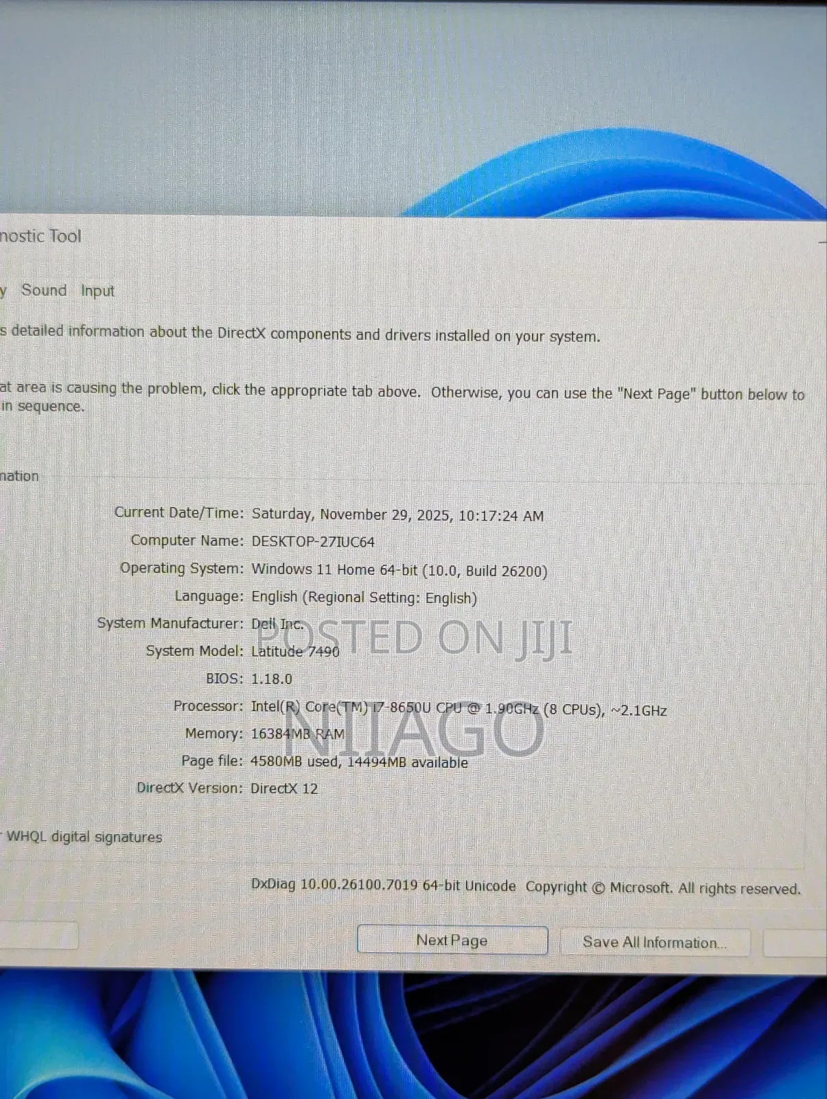 Laptop Dell Latitude 7490 8GB Intel Core I7 SSD 256GB