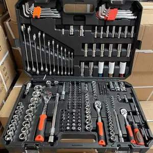 222pcs Repair Combination Tool Set (Black and Orange)