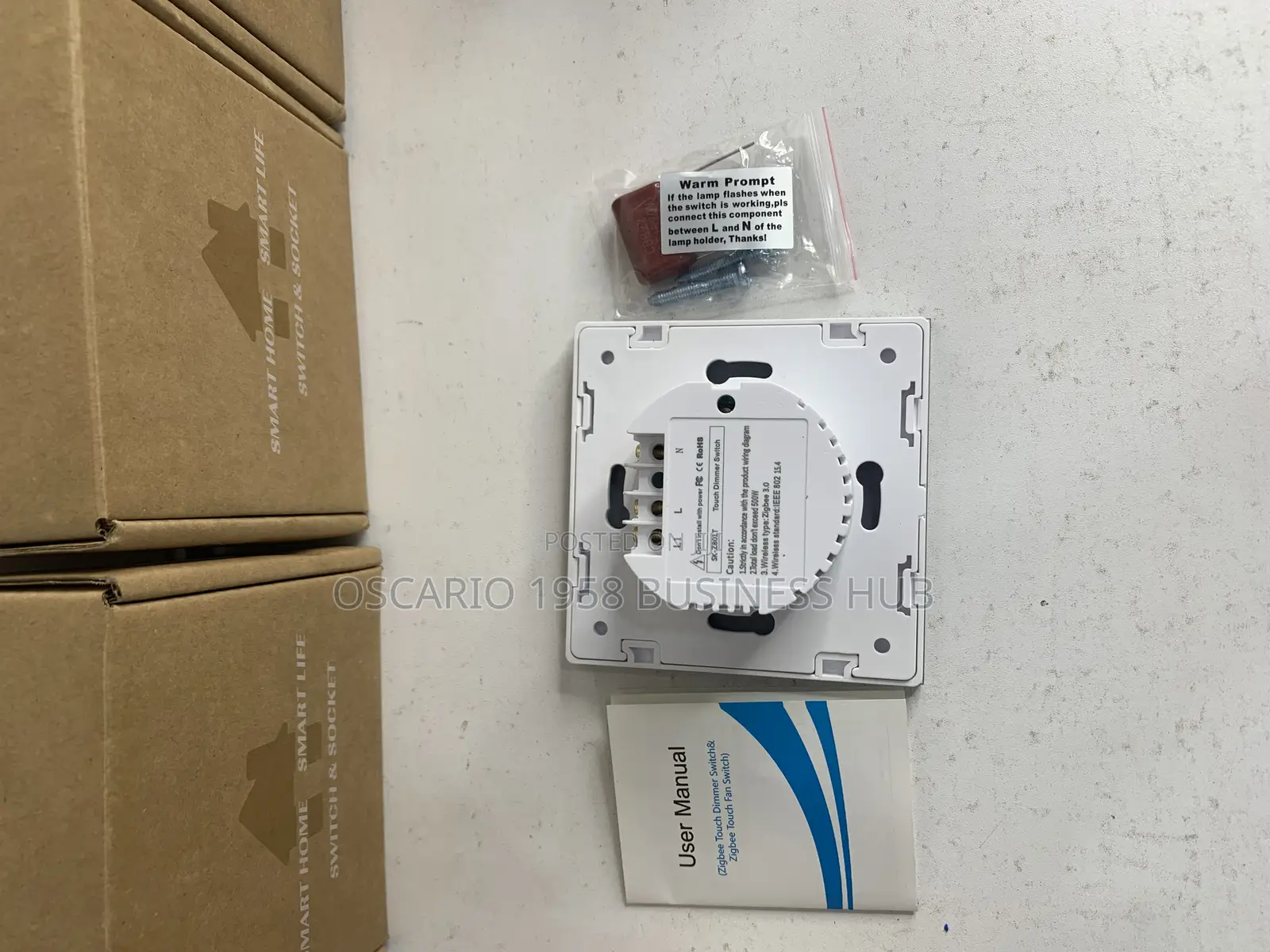 Zigbee/Wifi Touch Dimmer Switch Fan Switch