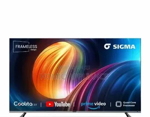 Sigma 55 Inch Smart Frameless Digital Satellite Uhd Tv Available