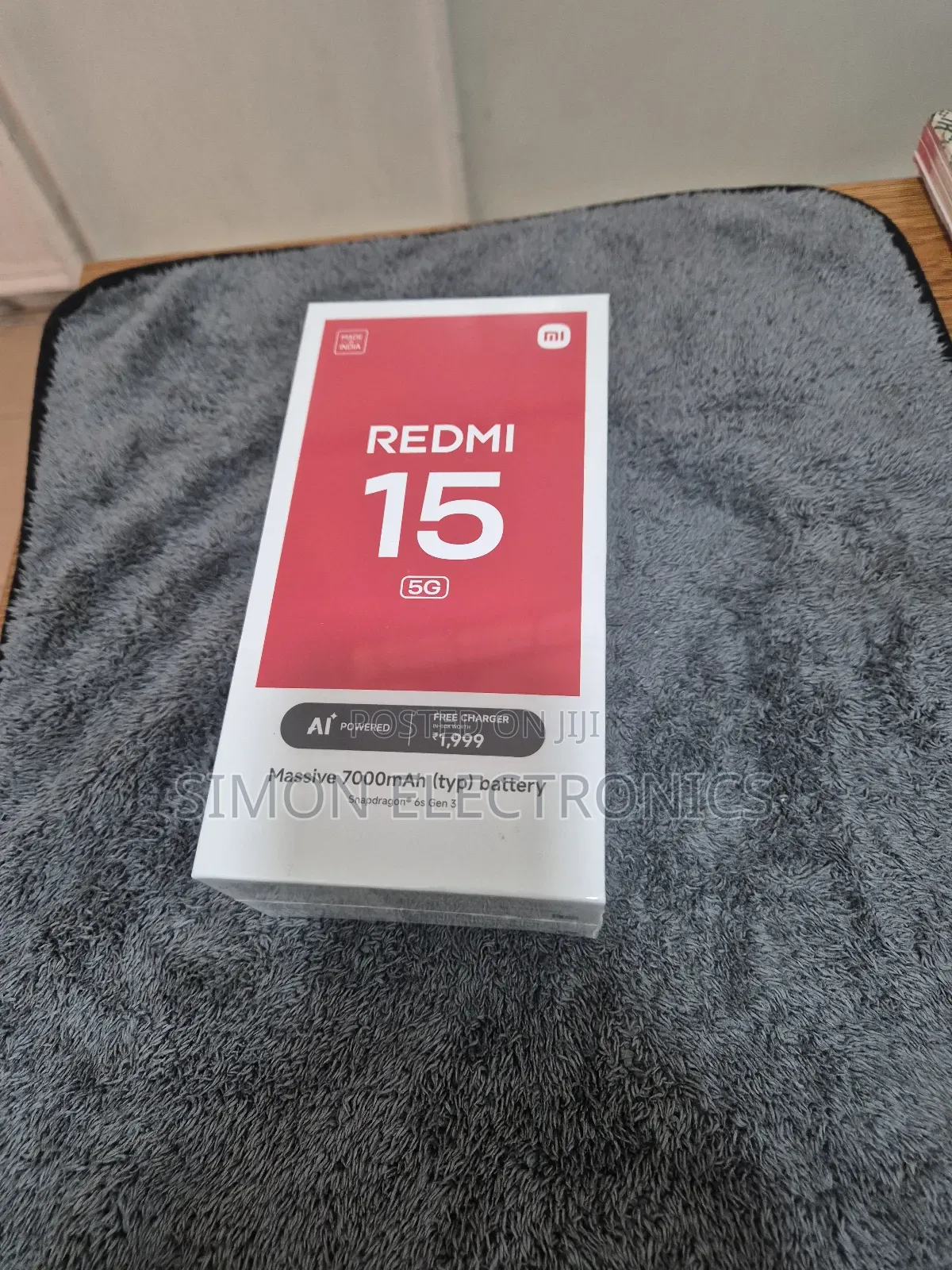 New Xiaomi Redmi 15 5G 256 GB Black