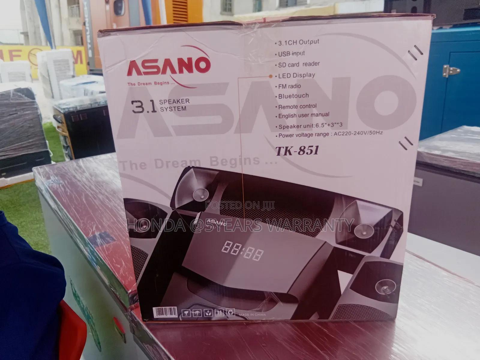 Deep Bass Asano 3.1 Multimedia Speakers