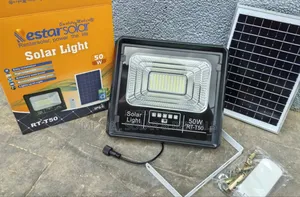 50w Solar Lights With Panel, Remote Control, Timer Functions