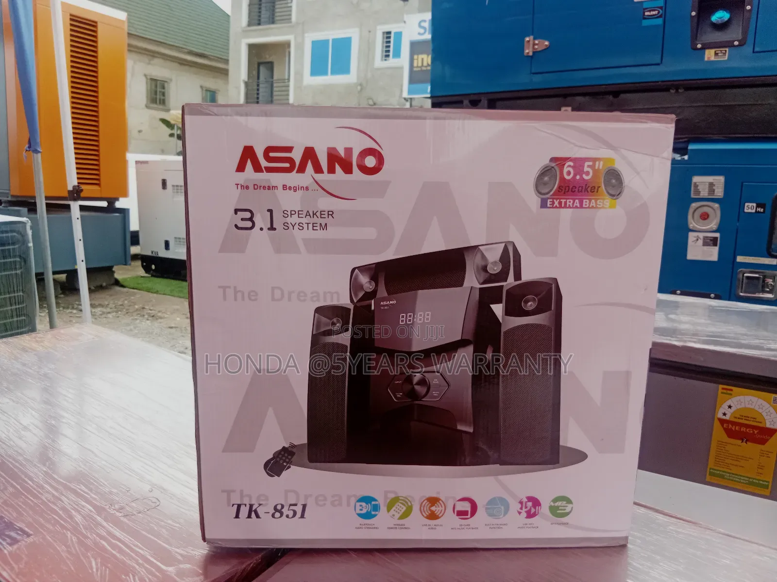 Powerful Asano 3.1 Home Speaker System