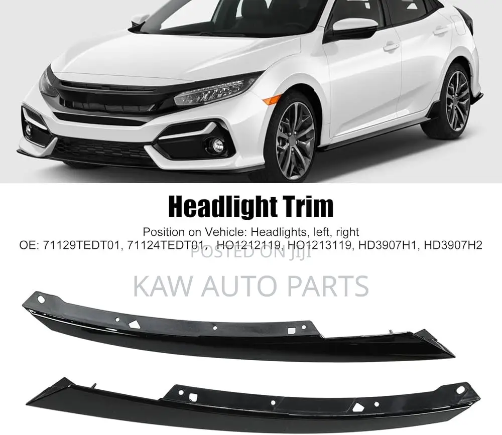 2016,2017,2018,2019,2020,2021 Headlight Trim For Honda Civic