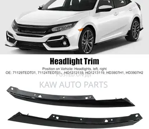 2016,2017,2018,2019,2020,2021 Headlight Trim For Honda Civic
