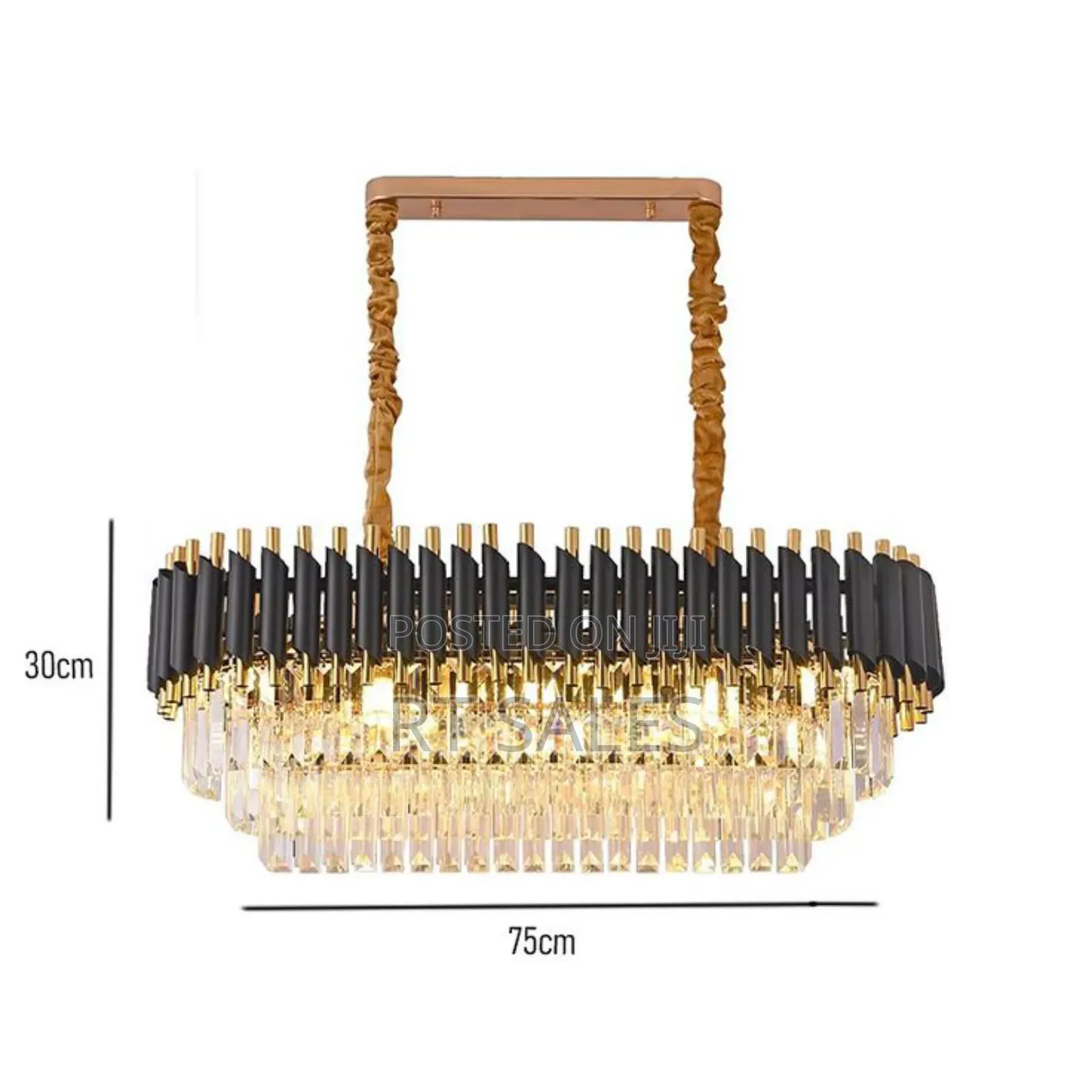 Dropping Crystals Chandelier