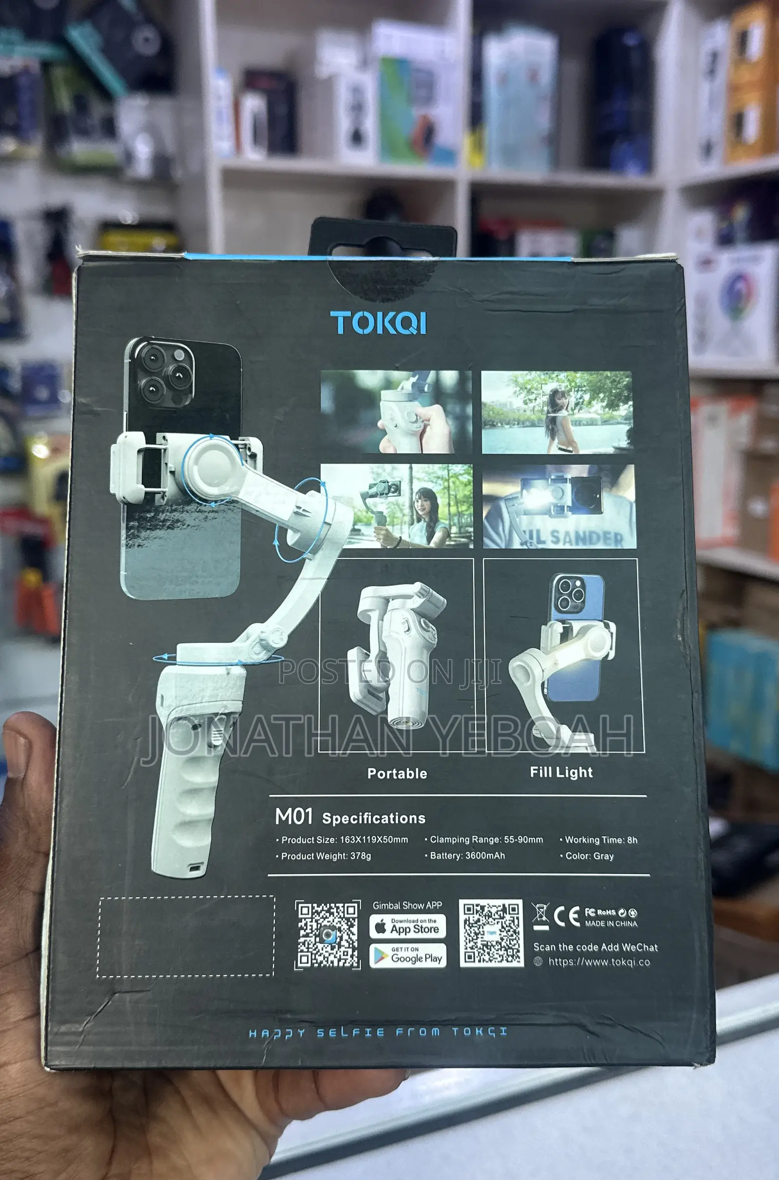 Tokqi Gimbal 3-Axis With Face Tracking