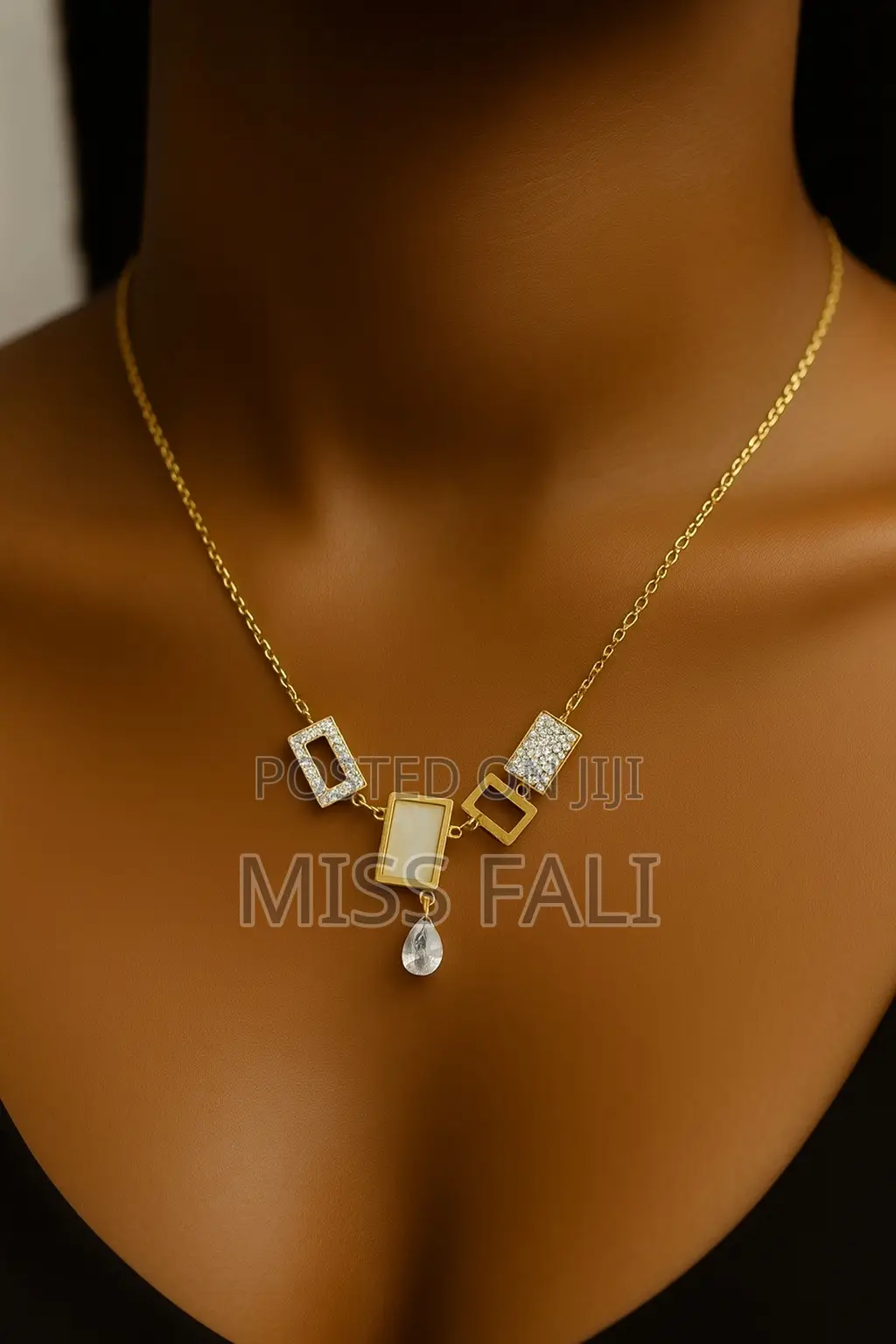 Elegant Rhinestone Gold and Silver Necklaces