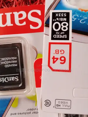 64gb Micro Sd Card for CCTV Camera and Smartphone Recording