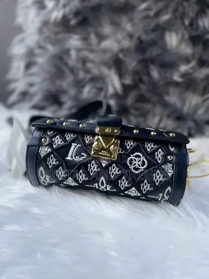 Cylindrical-Shaped Shoulder or Crossbody Bag