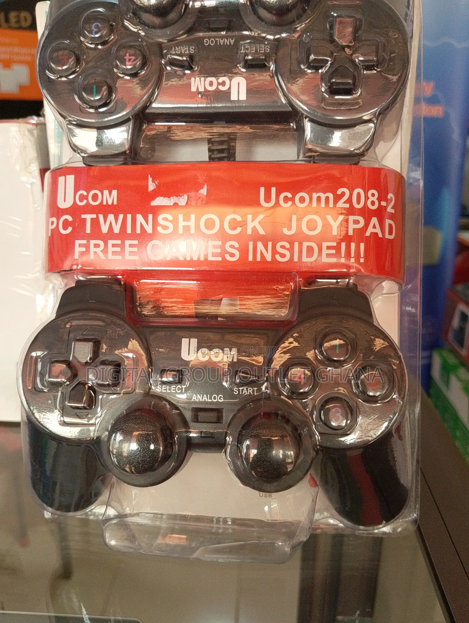 Pc Twin Shock Joypad. Free Games Inside !