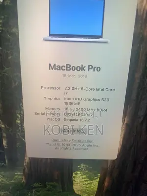 Laptop Apple MacBook Pro 2018 16GB Intel Core i7 SSD 512GB