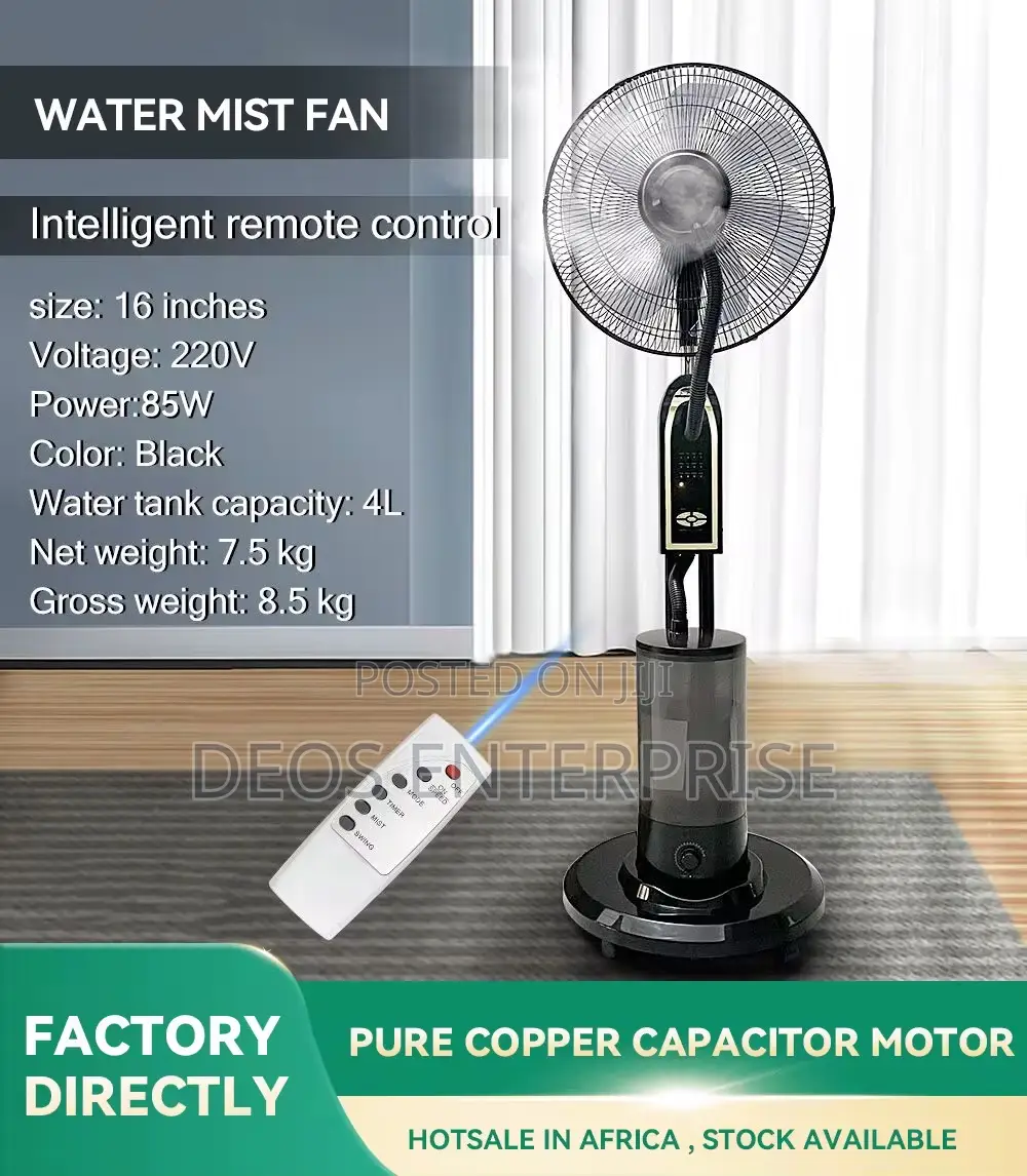 The 5l Large Capacity Remote Control Oscillating Mist Fan