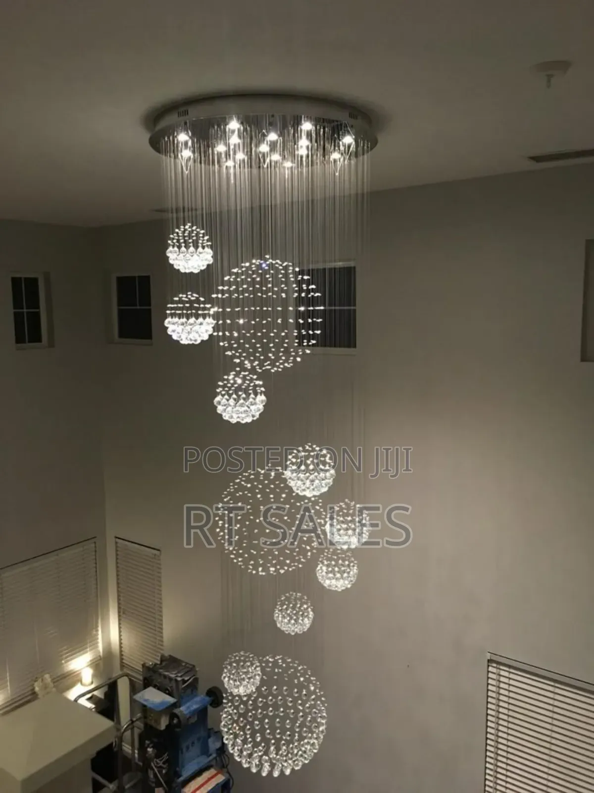 11 in 1 Crystal Ball Chandelier Light