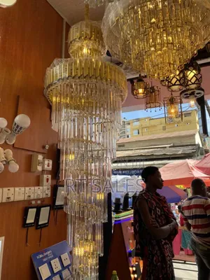Luxurious Crystal Long Chandelier Light